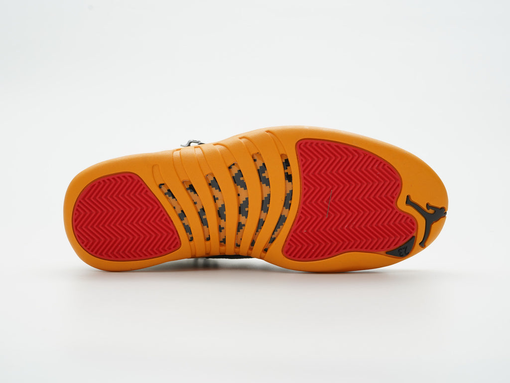 Jordan 12 Design-Inspired - "25 Years in China" "White & Orange" Custom Tribute - AJ12-25YRSCHNA-1230