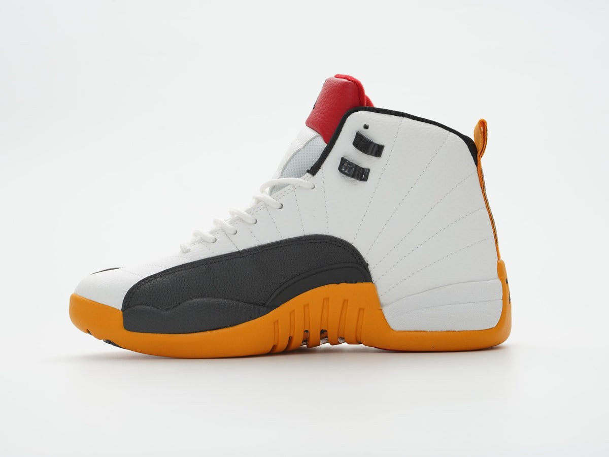 Jordan 12 Design-Inspired - "25 Years in China" "White & Orange" Custom Tribute - AJ12-25YRSCHNA-1230