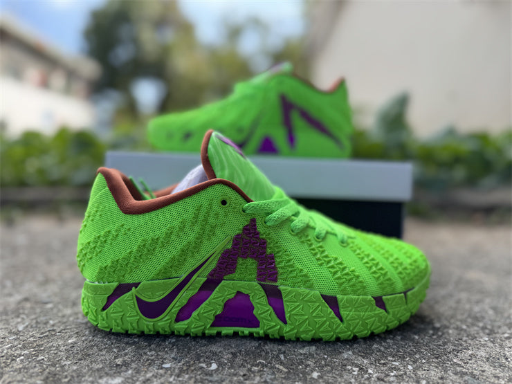 Nike Ja 3 - Design-Inspired "Grinch" Custom Tribute - JA3-GRNCH-005