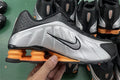 Nike Shox R4 – Design-Inspired "Black Silver Orange" Custom Tribute Build SX-BLKSLVORG-006