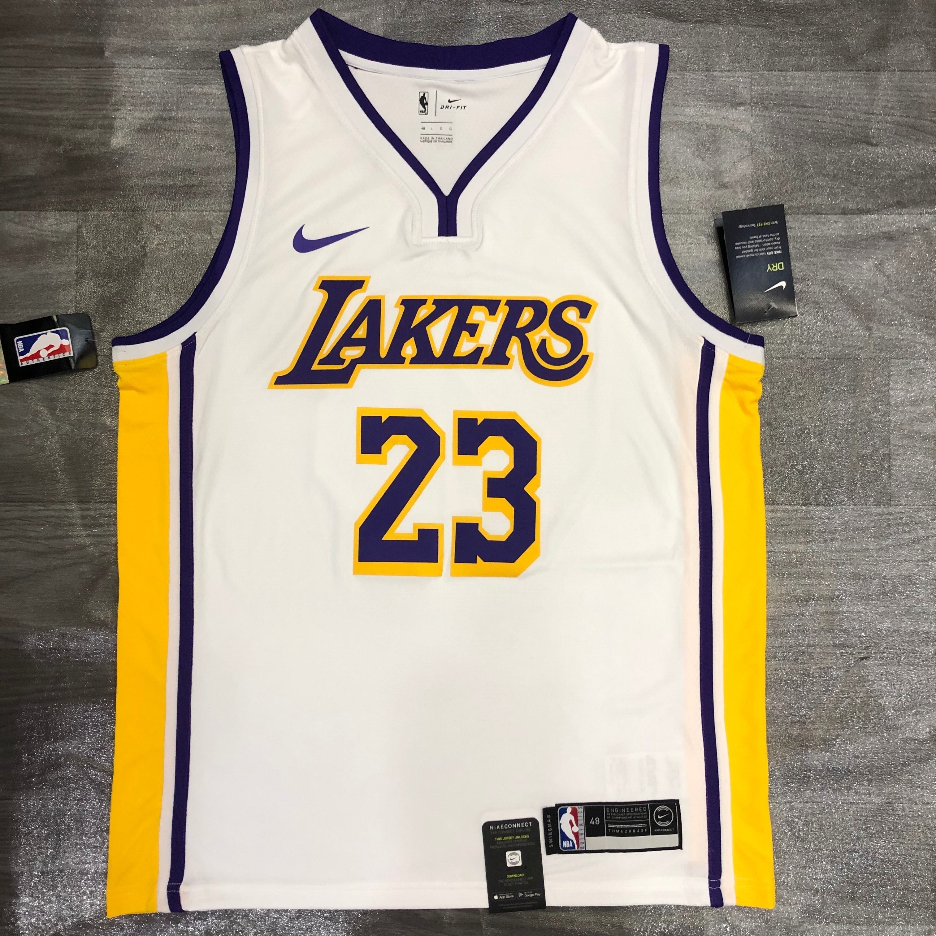 Los Angeles Lakers — LeBron James #23 City Edition (Icon White)