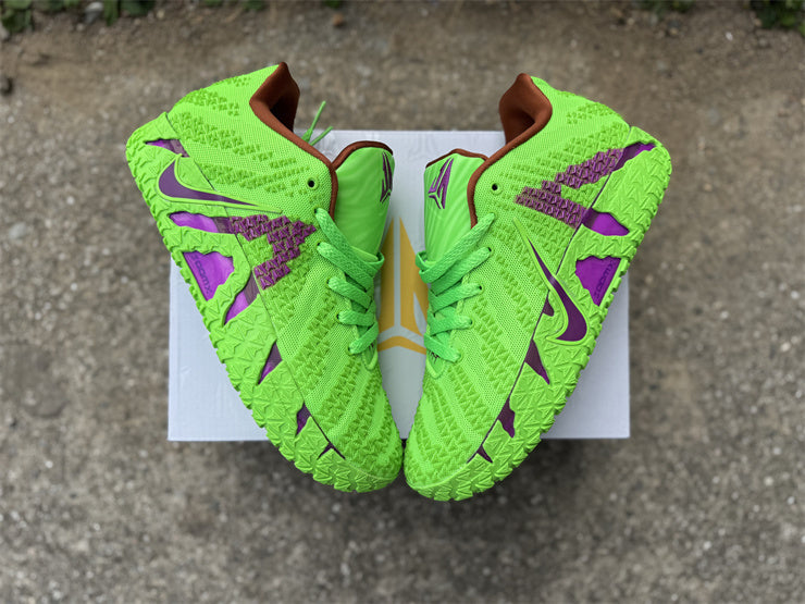 Nike Ja 3 - Design-Inspired "Grinch" Custom Tribute - JA3-GRNCH-005