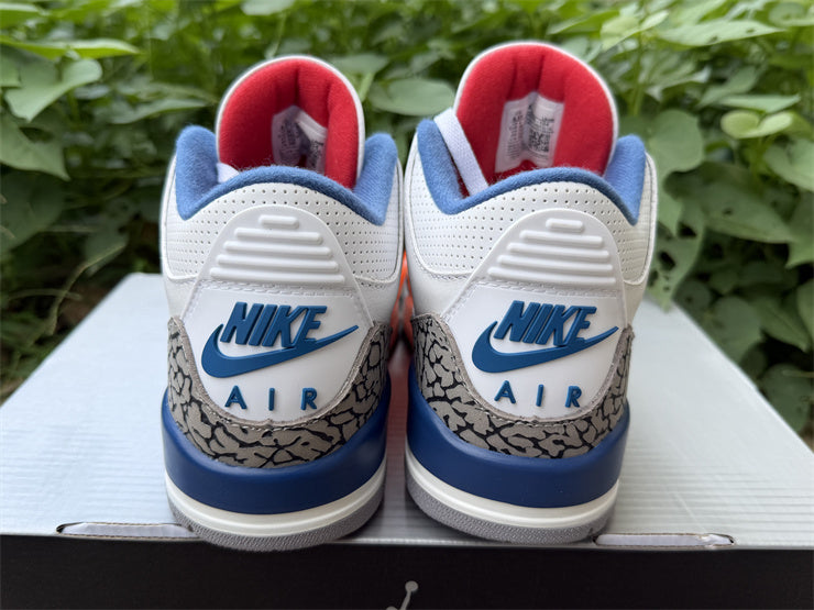 Jordan 3 Design-Inspired - "True Blue" Custom Tribute AJ3-TRUBLU-348