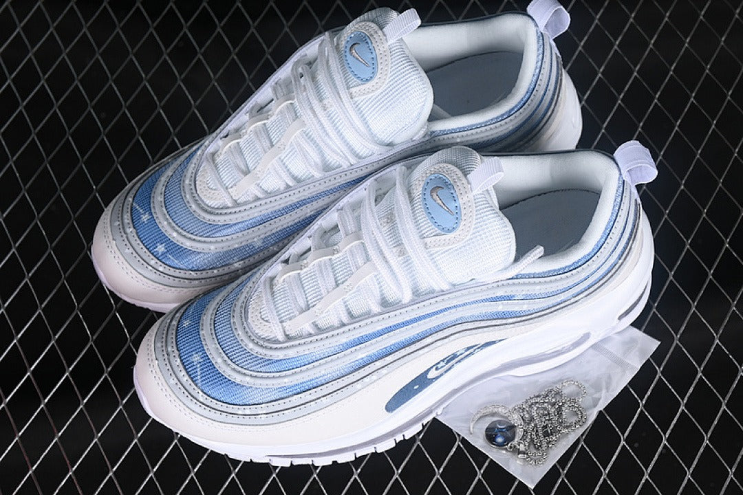 Nike Air Max 97 – Design-Inspired "Blue Denim Star" Custom Tribute SRR-MODELAIRMAX97
