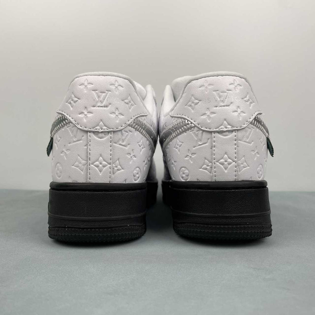 Air Force 1 Low – Design-Inspired “Virgil's: Off‑White" Pack - Grey / Yellow / White / Blue Custom Tribute Build AF1-002