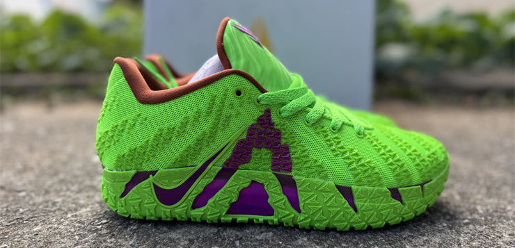Nike Ja 3 - Design-Inspired "Grinch" Custom Tribute - JA3-GRNCH-005
