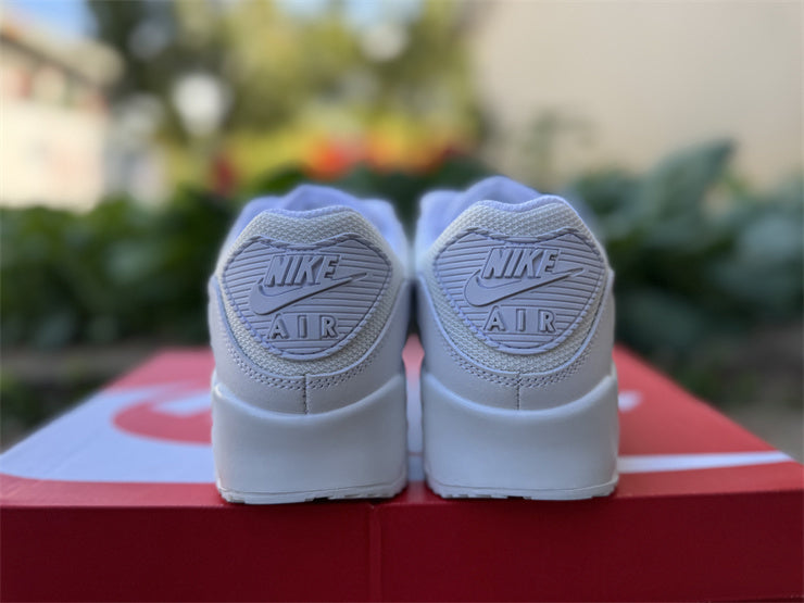 Air Max 90 Design-Inspired - "Triple White" "White" Custom Tribute - AM90-TRIWHITE-004