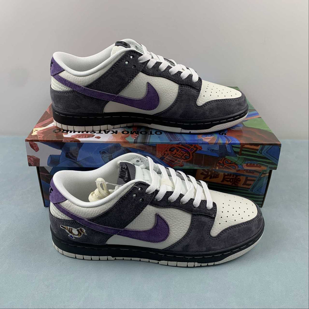 Nike SB Dunk Low - Design-Inspired "Purple Pigeon" Custom Tribute - SBDNK-097