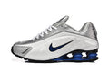 Nike Shox R4 White Black Silver Design-Inspired - lateral view (#2)