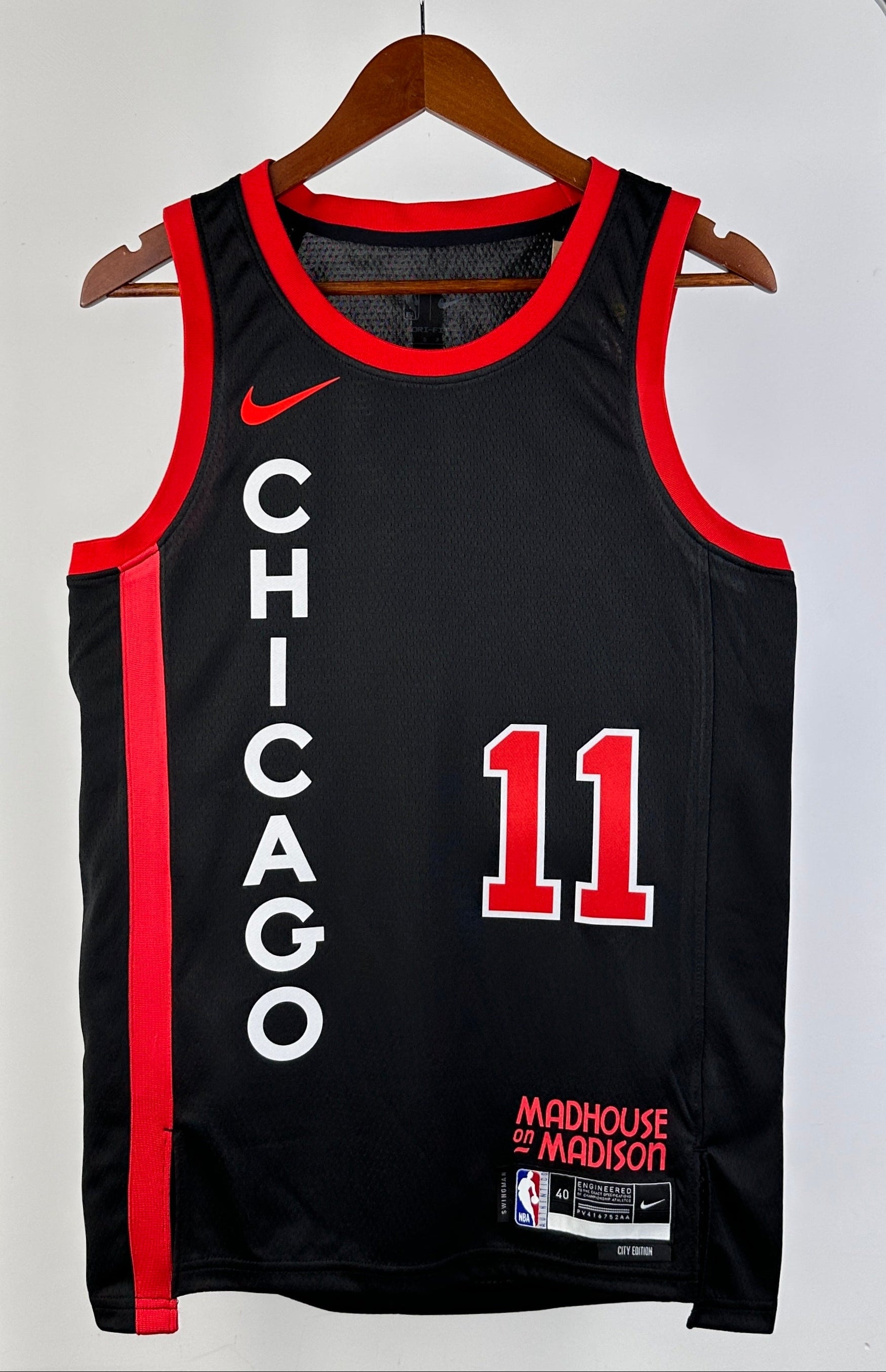 Chicago Bulls — DeMar DeRozan #11 City Edition Jersey (Black)