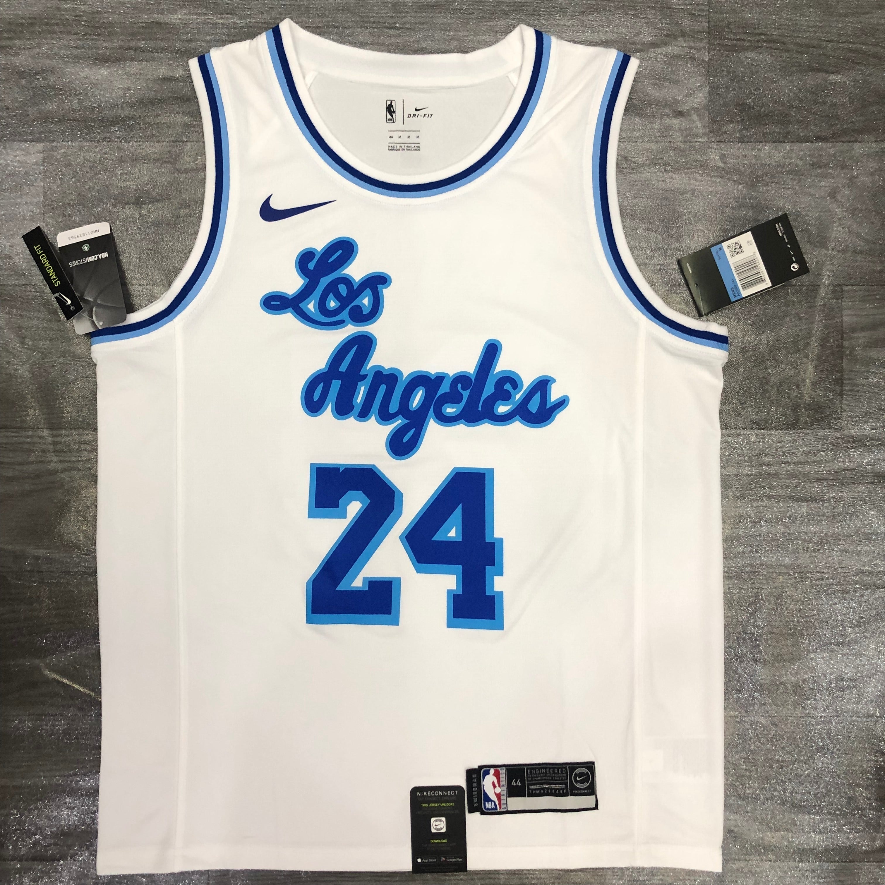 Los Angeles Lakers — Kobe Bryant #24 City Edition (Classic Edition White "Los Angeles" script)