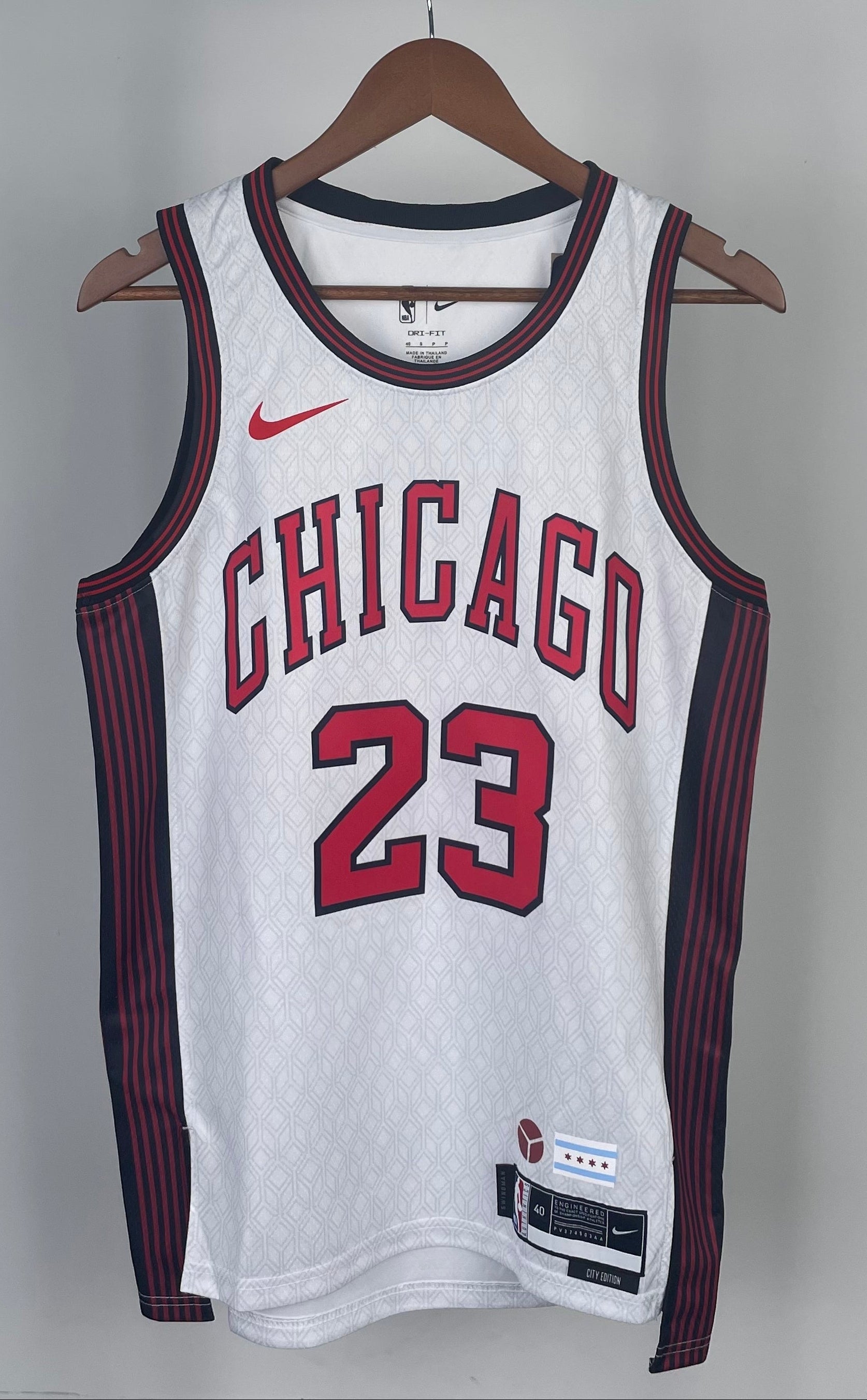 Chicago Bulls — Michael Jordan #23 City Edition Jersey (White)