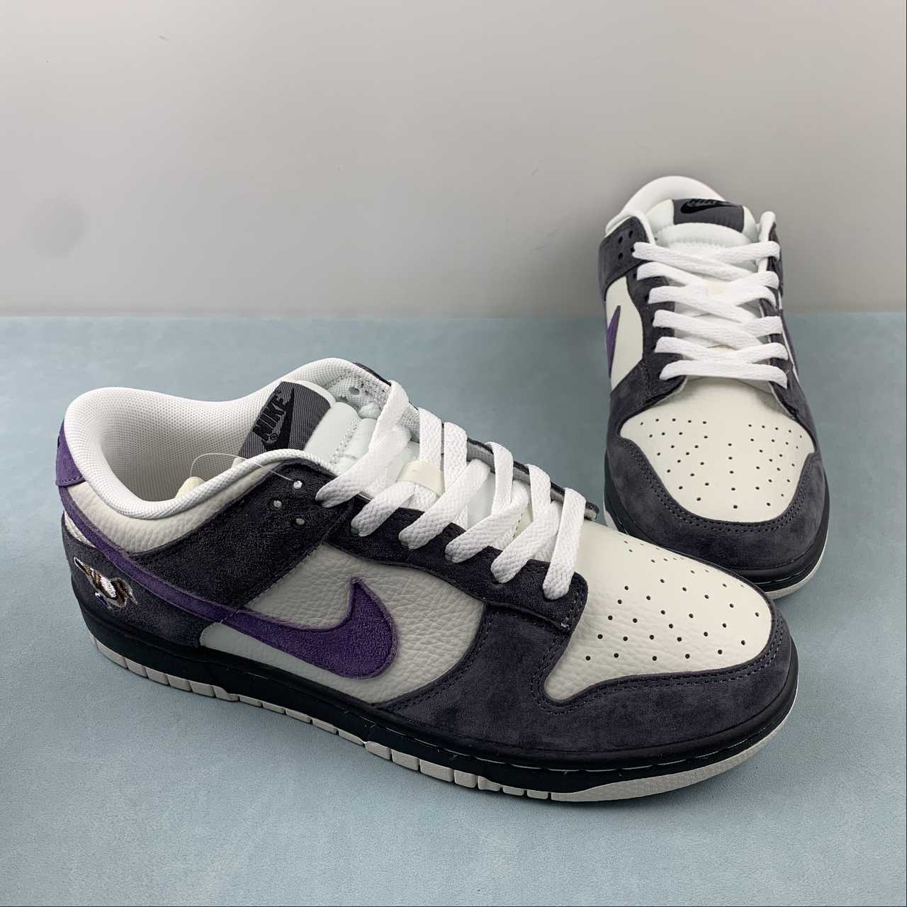 Nike SB Dunk Low - Design-Inspired "Purple Pigeon" Custom Tribute - SBDNK-097