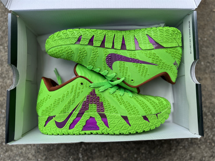 Nike Ja 3 - Design-Inspired "Grinch" Custom Tribute - JA3-GRNCH-005