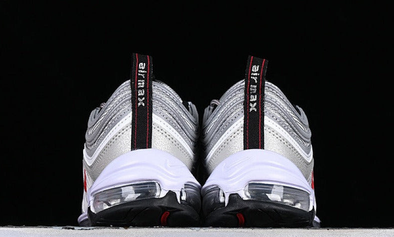Air Max 97 – Design‑Inspired "Silver Bullet"  Custom Tributes AM97‑SLVRBLT