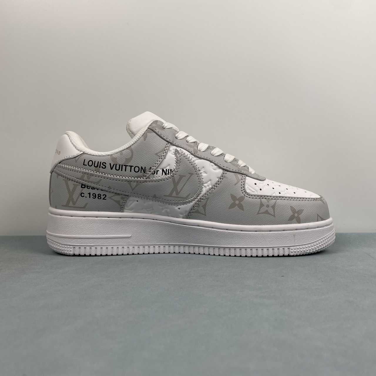 Air Force 1 Low – Design-Inspired “Virgil's: Off‑White" Pack - Grey / Yellow / White / Blue Custom Tribute Build AF1-002