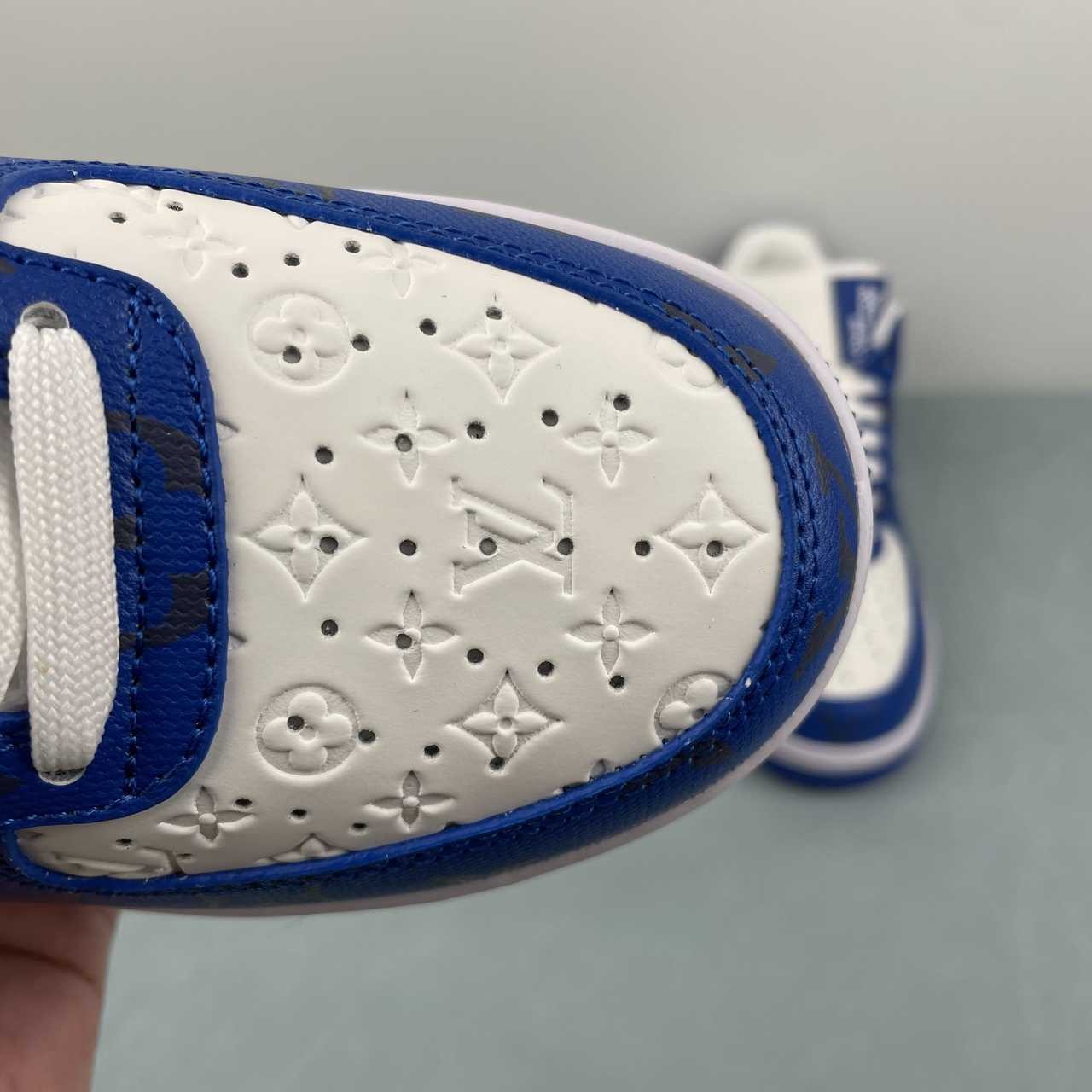 Air Force 1 Low – Design-Inspired “Virgil's: Off‑White" Pack - Grey / Yellow / White / Blue Custom Tribute Build AF1-002