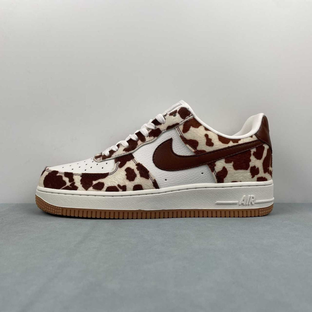 Air Force 1 – Design-Inspired "Cow Prints" Fantasy Build AF1-031 | Black/White & Brown/Cream