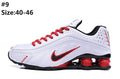 Nike Shox R4 – Design-Inspired "White Black Red" Custom Tribute Build SX-007