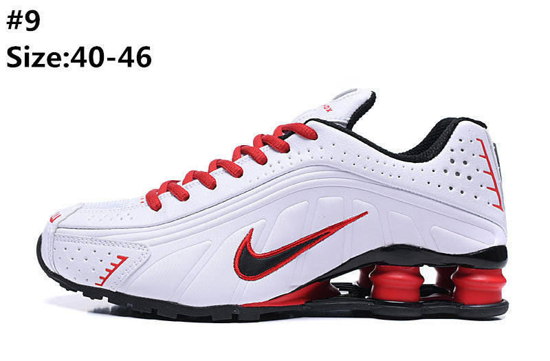 Nike Shox R4 – Design-Inspired "White Black Red" Custom Tribute Build SX-007