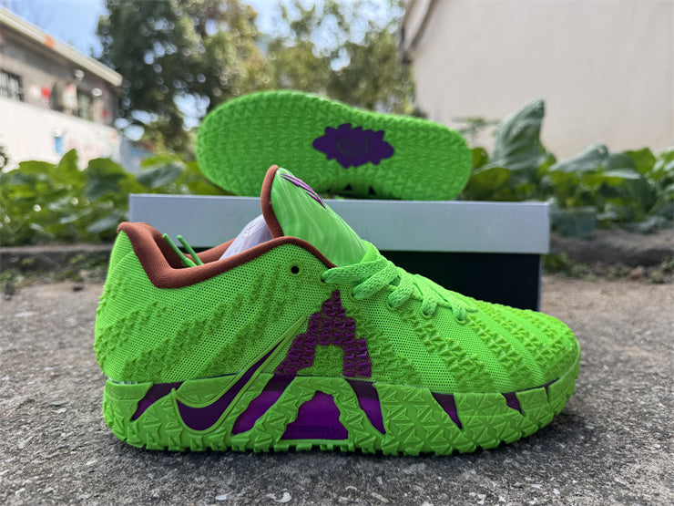 Nike Ja 3 - Design-Inspired "Grinch" Custom Tribute - JA3-GRNCH-005
