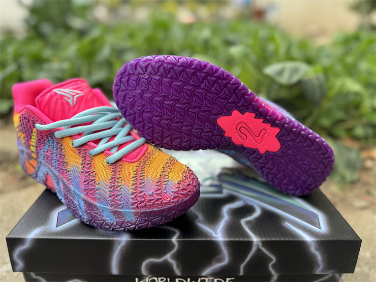 Nike Ja 3 - Design-Inspired "Sunset" Custom Tribute - JA3-SUN-006