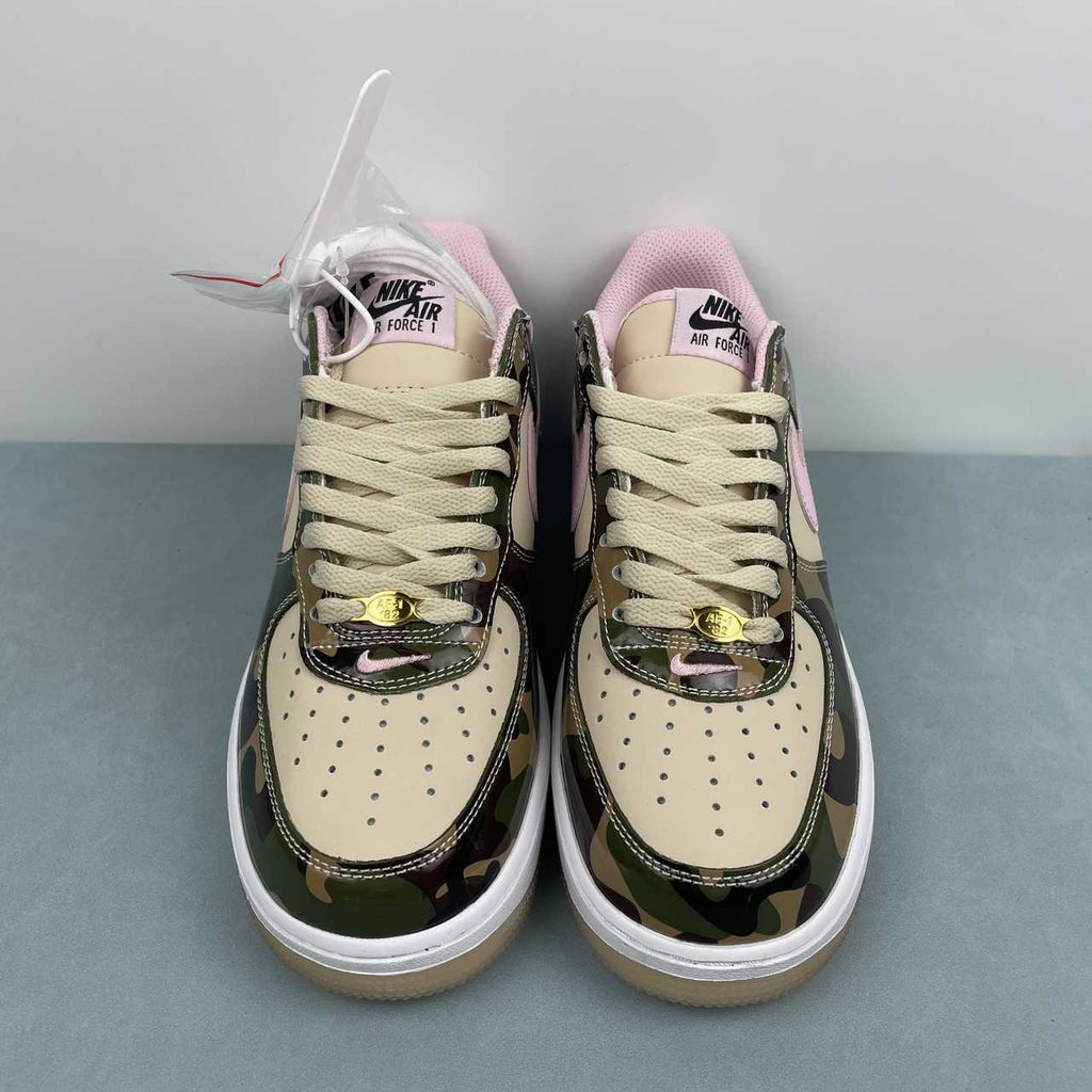 Air Force 1 – Design-Inspired "Pink & Camo" Custom Tribute Build AF1-035