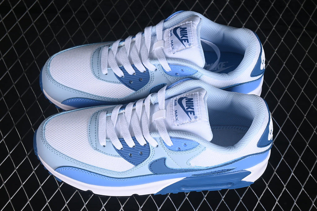Air Max 90 Design-Inspired - "University Blue" "Blue/White" Custom Tribute - AM90-UNCBLU-010