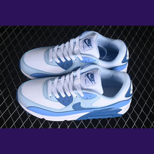 Air Max 90 Design-Inspired - "University Blue" "Blue/White" Custom Tribute - AM90-UNCBLU-010 - Sole Revival and Redemption LLC