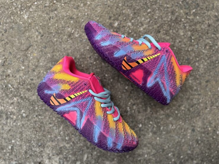 Nike Ja 3 - Design-Inspired "Sunset" Custom Tribute - JA3-SUN-006