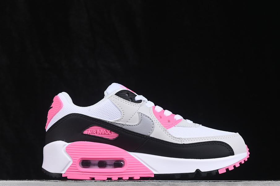 Air Max 90 Design-Inspired - "Rose Pink" "White/Grey/Pink" Custom Tribute - AM90-PINK-007