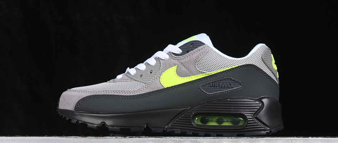 Air Max 90 Design-Inspired - "OG Volt" "Grey/Volt/Black" Custom Tribute - AM90-OGVOLT-009