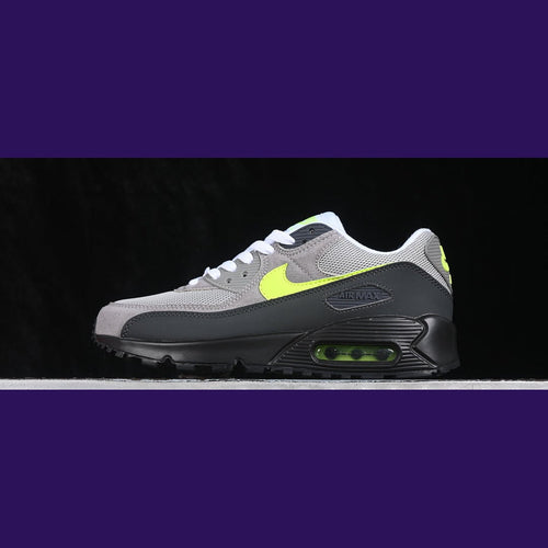 Air Max 90 Design-Inspired - "OG Volt" "Grey/Volt/Black" Custom Tribute - AM90-OGVOLT-009 - Sole Revival and Redemption LLC
