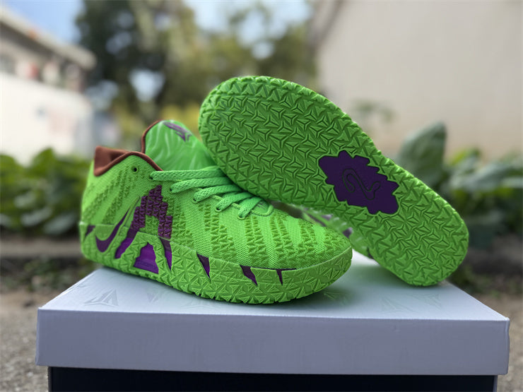 Nike Ja 3 - Design-Inspired "Grinch" Custom Tribute - JA3-GRNCH-005