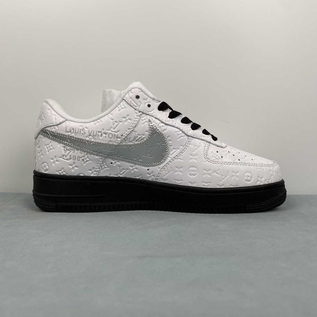 Air Force 1 Low – Design-Inspired “Virgil's: Off‑White" Pack - Grey / Yellow / White / Blue Custom Tribute Build AF1-002