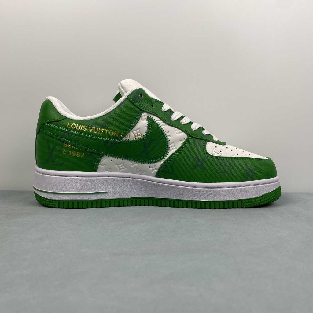 Air Force 1 Low – Design-Inspired “Virgil's: Off‑White" Pack - Grey / Yellow / White / Blue Custom Tribute Build AF1-002