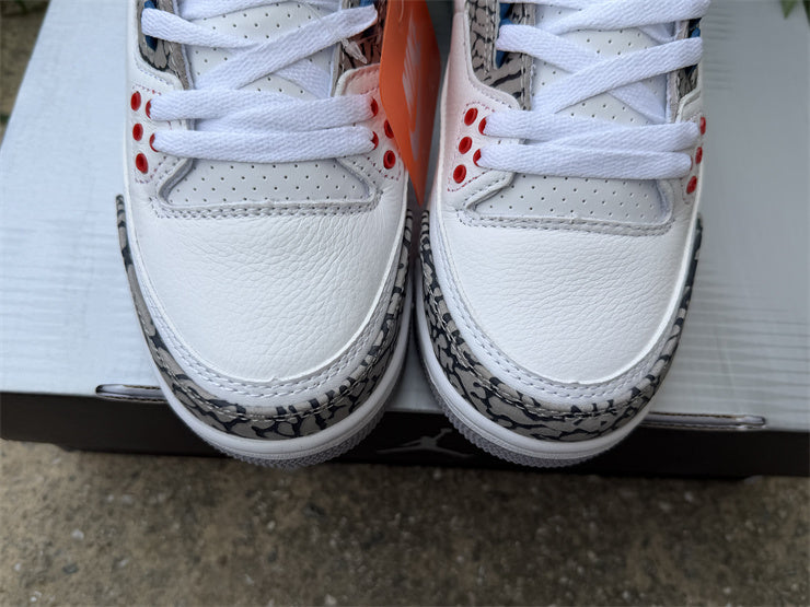 Jordan 3 Design-Inspired - "True Blue" Custom Tribute AJ3-TRUBLU-348