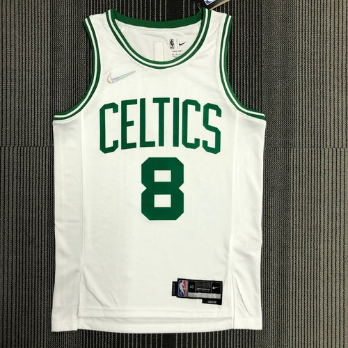 Boston Celtics — Kemba Walker 8 Association Jersey (White) - Sole Revival and Redemption LLC