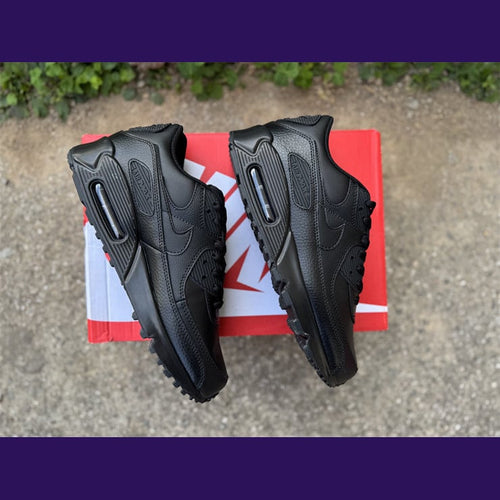 Air Max 90 Design-Inspired - "Triple Black" "Black" Custom Tribute - AM90-TRIBLK-001 - Sole Revival and Redemption LLC