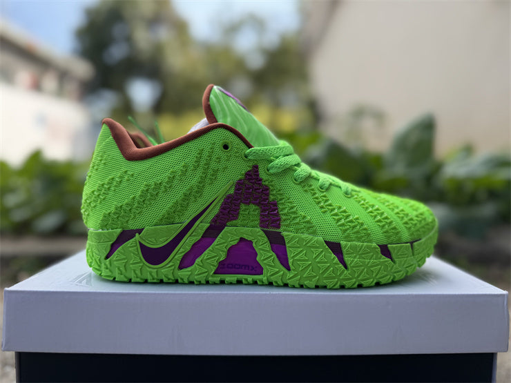 Nike Ja 3 - Design-Inspired "Grinch" Custom Tribute - JA3-GRNCH-005