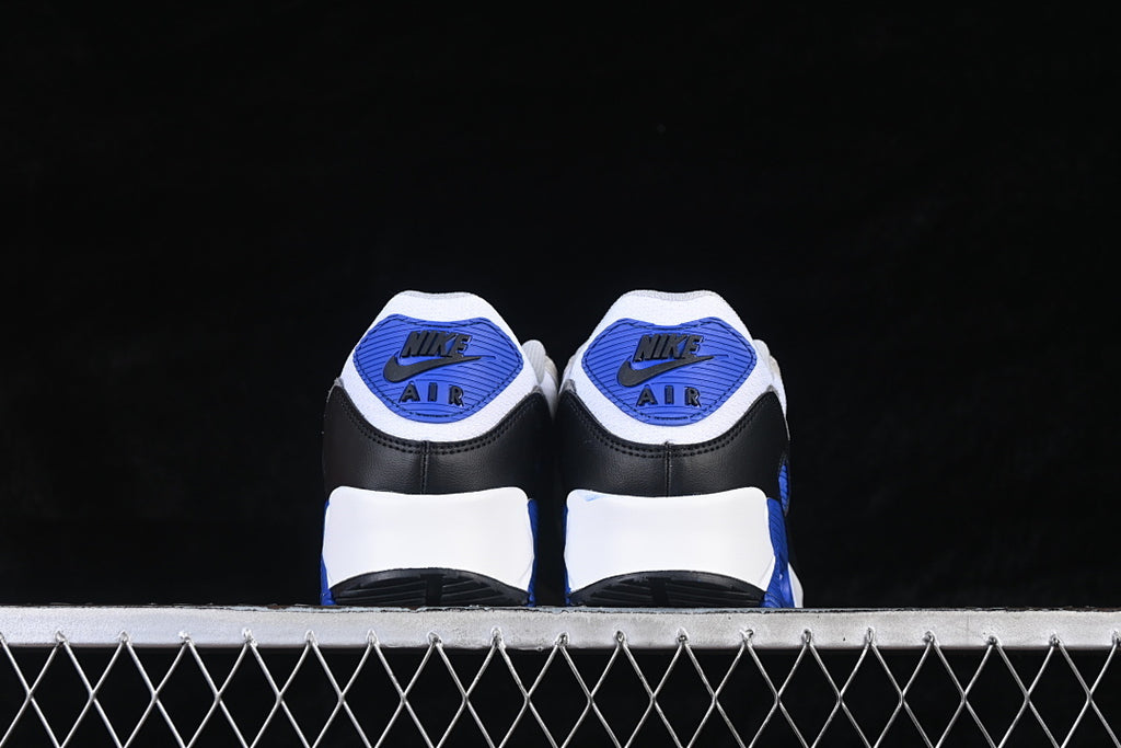 Air Max 90 Design-Inspired - "Hyper Blue" "White/Grey/Blue" Custom Tribute - AM90-HYPBLU-008