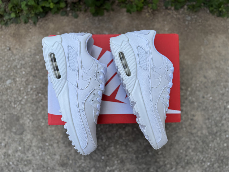 Air Max 90 Design-Inspired - "All White" "White" Custom Tribute - AM90-ALLWHITE-005