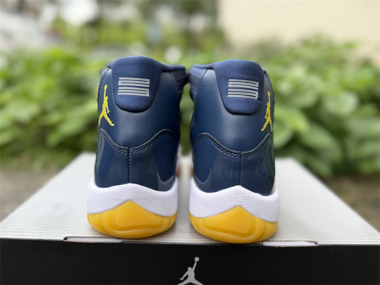 Jordan 11 - Design-Inspired "Michigan" Custom Tribute - AJ11-MICH-1134