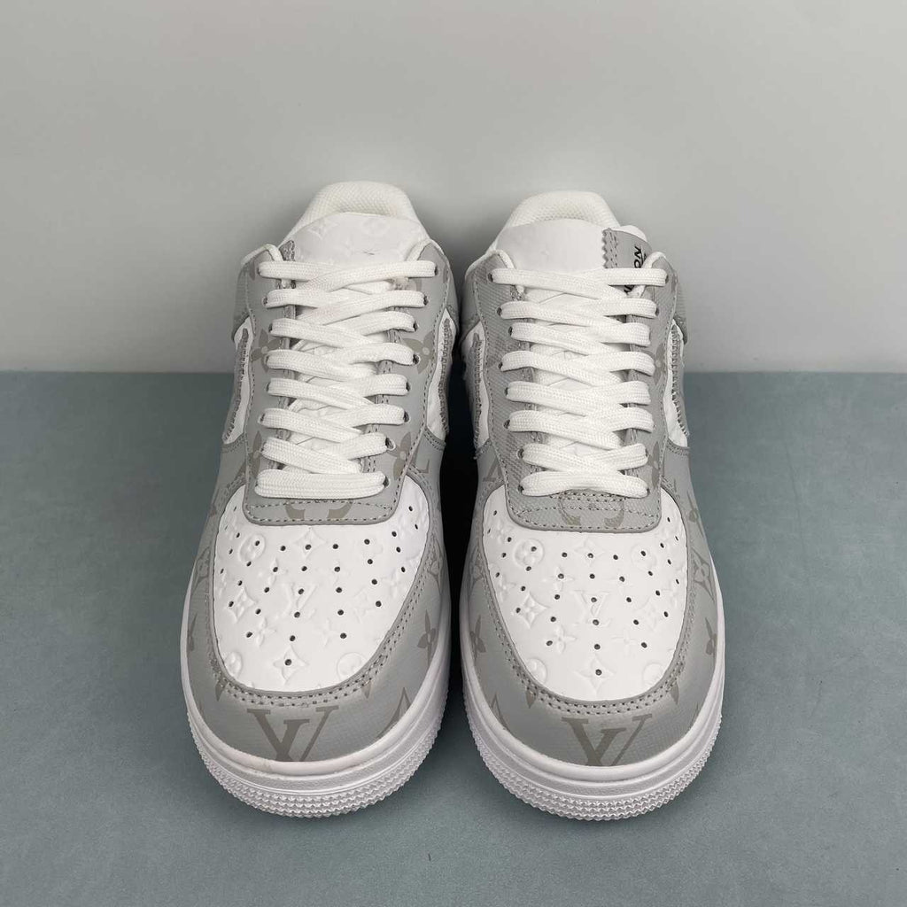 Air Force 1 Low – Design-Inspired “Virgil's: Off‑White" Pack - Grey / Yellow / White / Blue Custom Tribute Build AF1-002