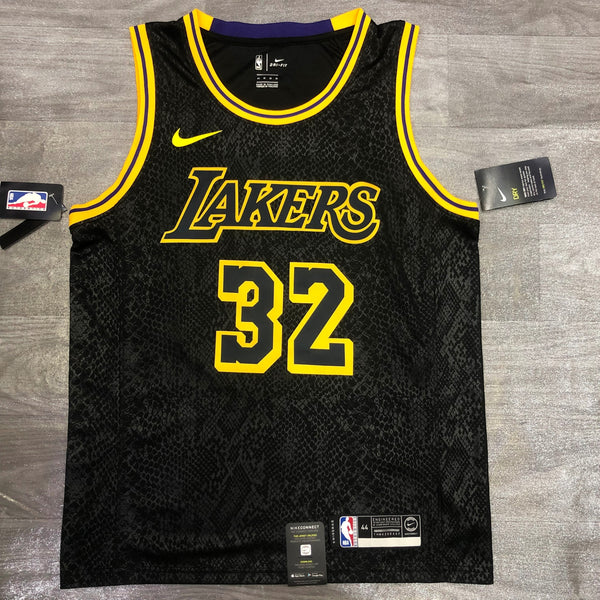 Los Angeles Lakers - Magic Johnson #32 City Edition (City Edition Black Snakeskin "Mamba")