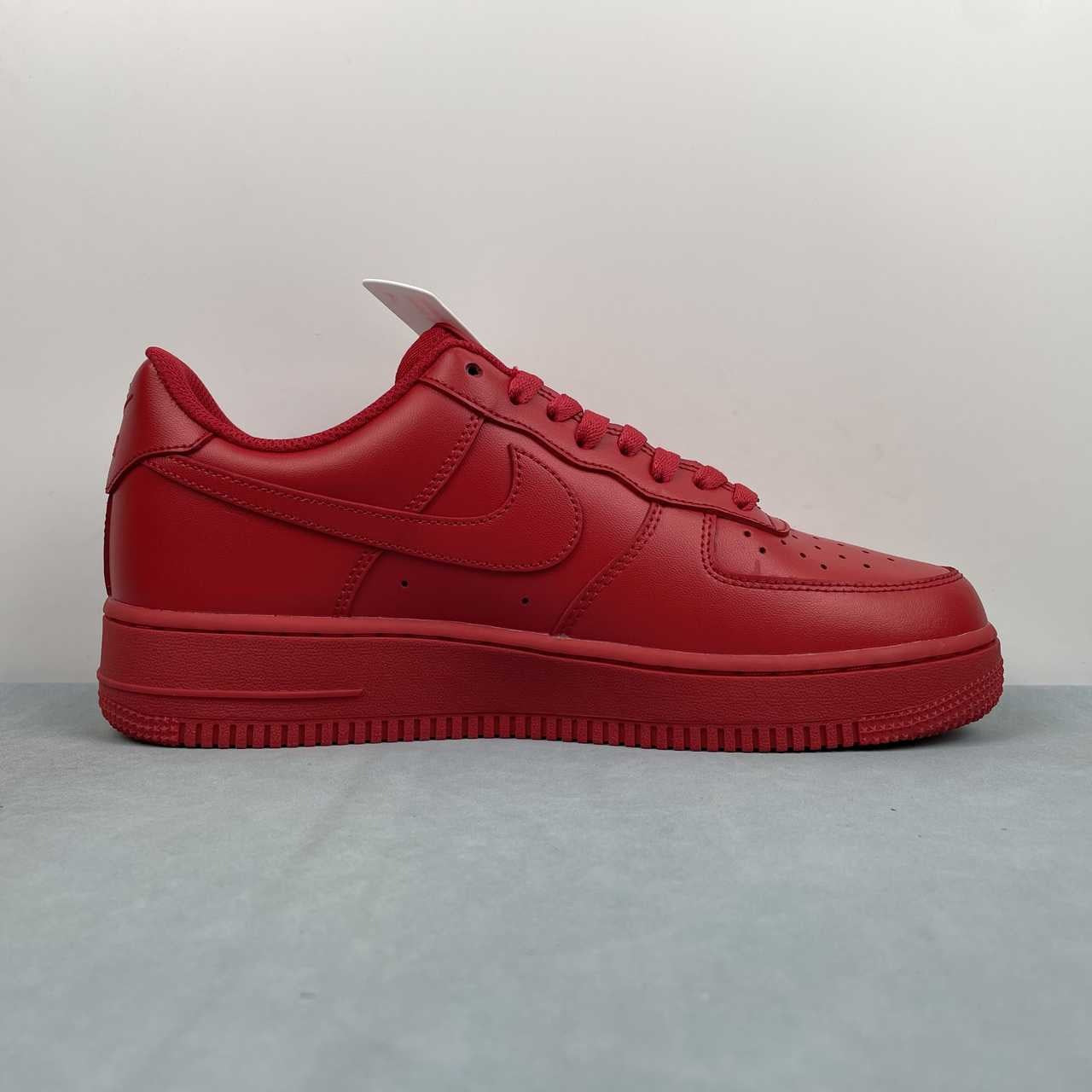Air Force 1 – Design-Inspired "Red October" Triple Red Custom Tribute Build AF1-028