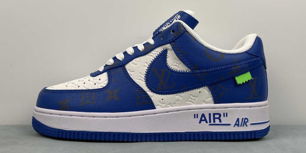 Air Force 1 Low – Design-Inspired “Virgil's: Off‑White" Pack - Grey / Yellow / White / Blue Custom Tribute Build AF1-002