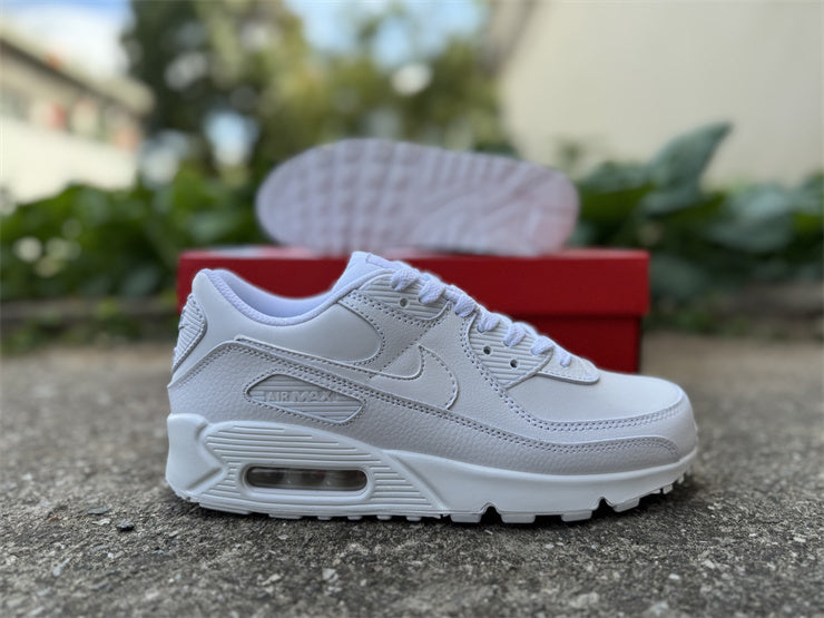 Air Max 90 Design-Inspired - "All White" "White" Custom Tribute - AM90-ALLWHITE-005