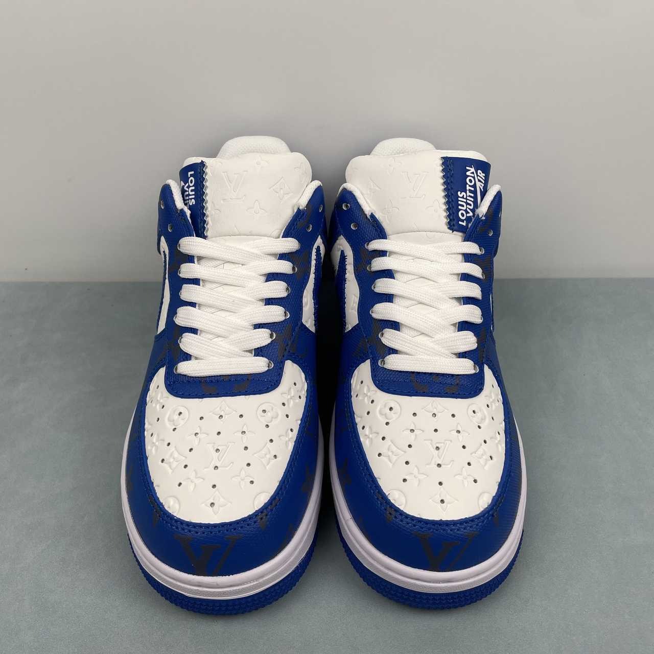 Air Force 1 Low – Design-Inspired “Virgil's: Off‑White" Pack - Grey / Yellow / White / Blue Custom Tribute Build AF1-002