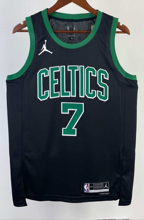Boston Celtics — Jaylen Brown #7 Statement Edition Jersey (Black/Green)